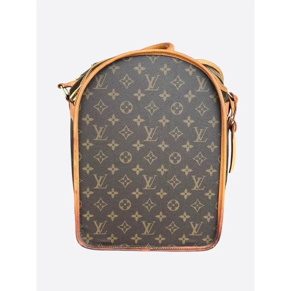 Louis Vuitton Brown Monogram Dog Carrier